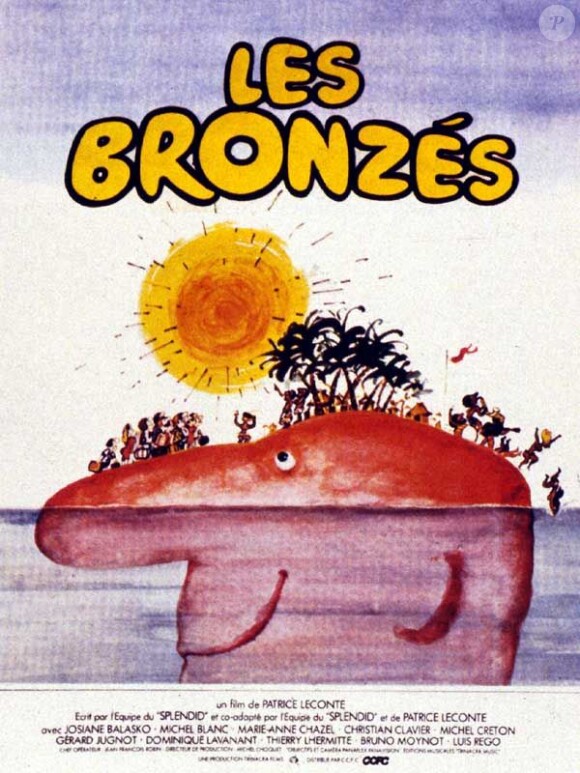 Affiche du film Les Bronzés, sorti le 1er novembre 1978