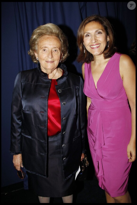 Bernie et Nora Berra à la soirée de gala organisée en faveur de la Fondation Pompidou, présidée par Bernadette Chirac. 13 septembre 2011