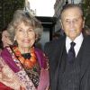 Le comte et la comtesse Hubert d'Ornano à la soirée de gala organisée en faveur de la Fondation Pompidou, présidée par Bernadette Chirac. 13 septembre 2011