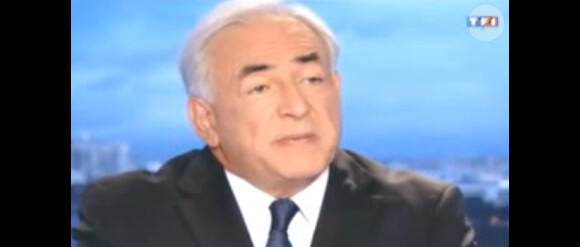Dominique Strauss-Kahn est l'invité du JT de 20 heures de TF1, dimanche 18 septembre 2011.