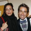 India Mahdavi et Vincent Darré lors de la projection du film Les Bien-aimés, organisée par la maison Roger Vivier, le 19 septembre 2011 à Paris.
