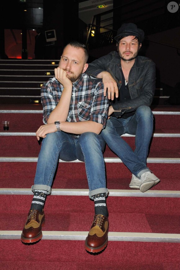 Le duo The Shoes nommé pour le prix Constantin 2011, à L'Olympia, le 21 septembre 2011.