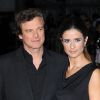 Colin Firth et son épouse Livia lors de l'avant-première du film L'Affaire Rachel Singer à Londres le 21 septembre 2011