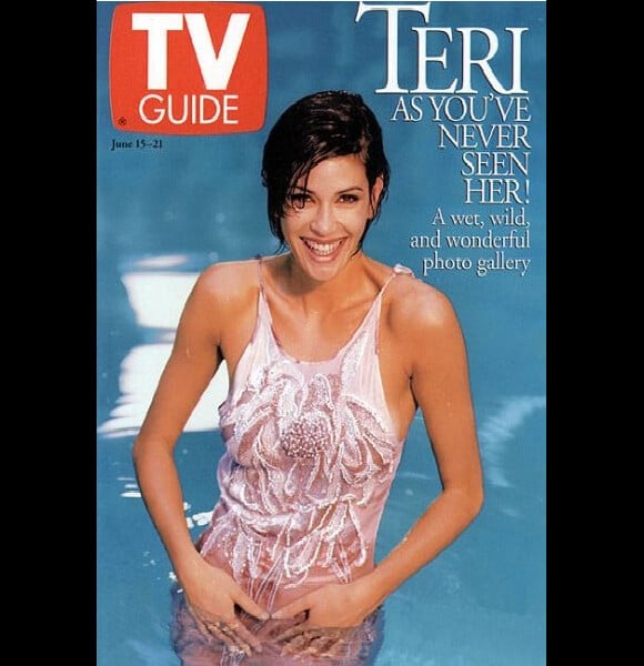 Juin 1996 : alors en pleine lumière grâce à la série Lois & Clarck, Teri Hatcher pose pour la Une du magazine TV Guide.