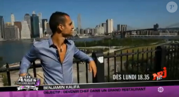 Benjamin Kalifa à New York dans les Anges de la télé-réalité 3, diffusé à partir du 26 septembre 2011 sur NRJ 12
