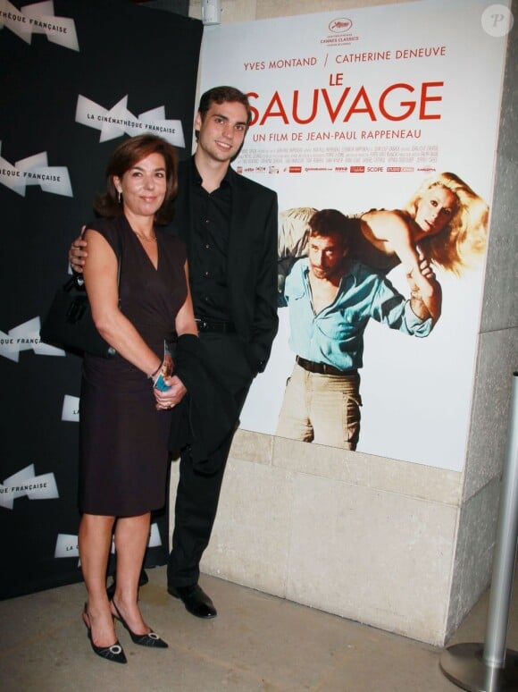 Carole Amiel et Valentin Livi lors de la présentation du Sauvage à la Cinémathèque de Paris le 26 septembre 2011