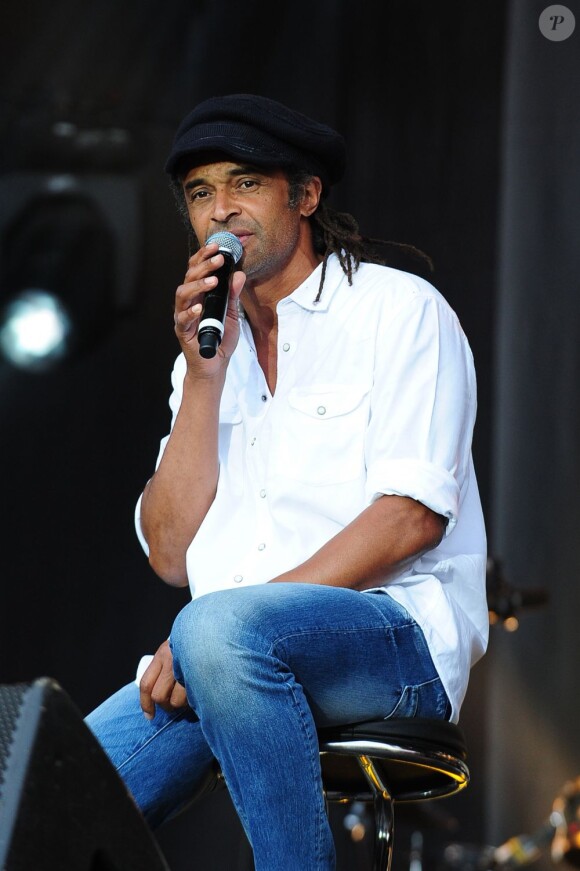 Yannick Noah, le 14 juillet 2011 au Champs de Mars à Paris