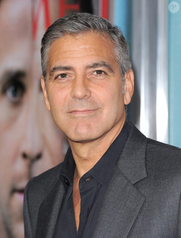 George Clooney lors de l'avant-première du film Les Marches du pouvoir à Beverly Hills le 27 septembre 2011