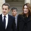 Carla-Bruni Sarkozy et son mari Nicolas Sarkozy ont accueilli les   visiteurs des Journées du Patrimoine le samedi 17 septembre 2011