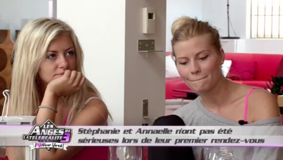 Stéphanie et Annaëlle n'ont pas été à la hauteur du rendez-vous que leur a négocié leur parrain Fabrice (Episode 4 des Anges de la Télé-Réalité 3, diffusé le jeudi 29 septembre 2011).