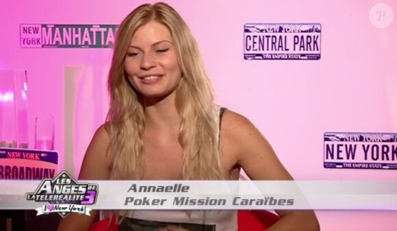 Annaëlle a fait une drôle de blague aux habitants (Episode 4 des Anges de la Télé-Réalité 3, diffusé le jeudi 29 septembre 2011).