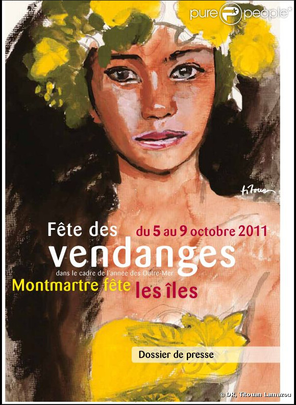 L'affiche des Vendanges de Montmartre 2011