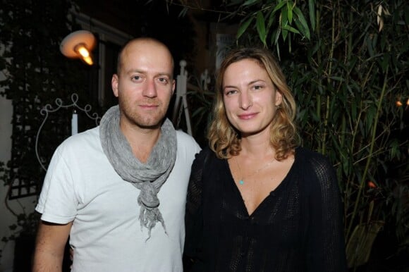 Zoe Cassavetes et son époux Sébastien Chenut lors de la soirée organisée au Derrière, à Paris, le vendredi 30 septembre 2011.