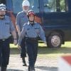 La princesse Marie de Danemark, même enceinte, participait samedi 1er octobre à des exercices de la DEMA, l'agence danoise de gestion des urgences, à Tinglev, dans le Sud du pays.