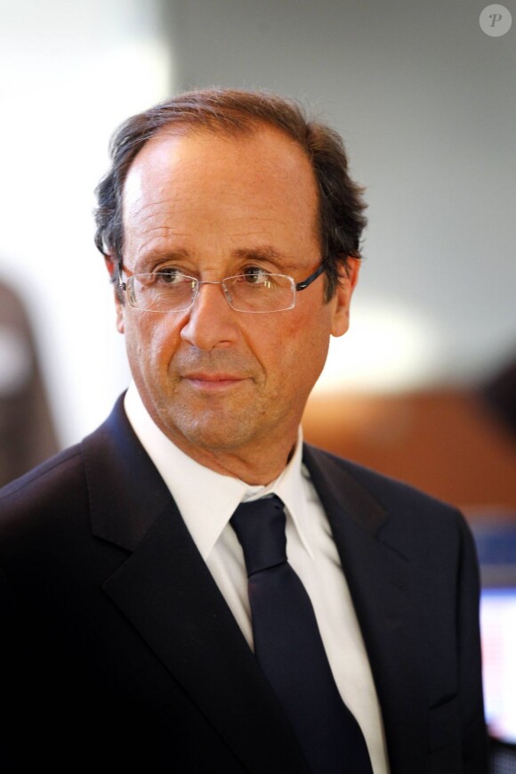 François Hollande en septembre 2011 à Bourran