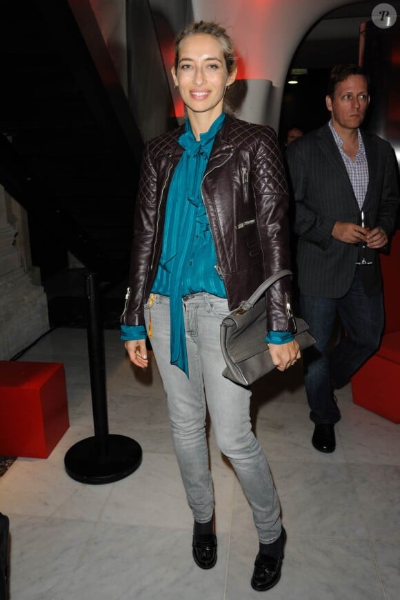 Alexandra Golovanoff lors des Prix d'Excellence de la Mode Marie Claire, le mercredi 5 octobre, à Paris.