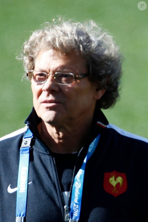 Jo Maso, manager des tricolores le 6 octobre 2011 lors d'un entraînement de l'équipe de France à Auckland