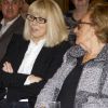 Bernadette Chirac et Mireille Darc lors du lancement de l'opération + de vie à l'hôpital Rothschild à Paris le 7 octobre 2011