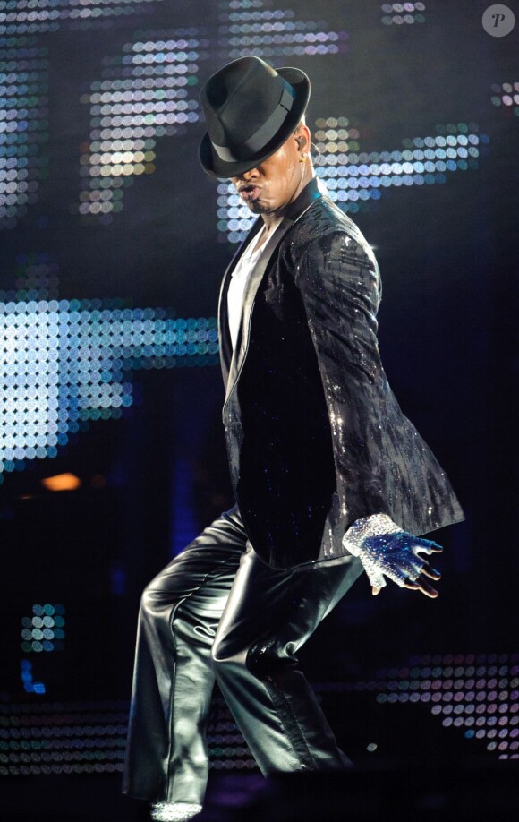 Ne-Yo lors du concert hommage à Michael Jackson, à Cardiff le 8 octobre 2011