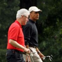 Barack Obama : Golf avec Bill Clinton et week-end au vert avec sa belle Michelle