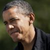 Barack Obama de retour de Camp David le 9 octobre 2011  à Washington