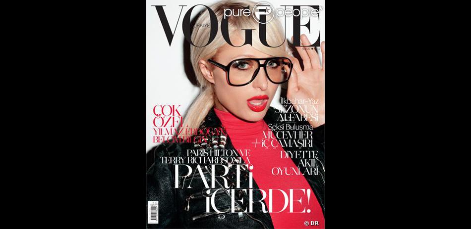Paris Hilton Se Transforme En Terry Richardson Pour Le Vogue Turkiye Fevrier 2011 Purepeople