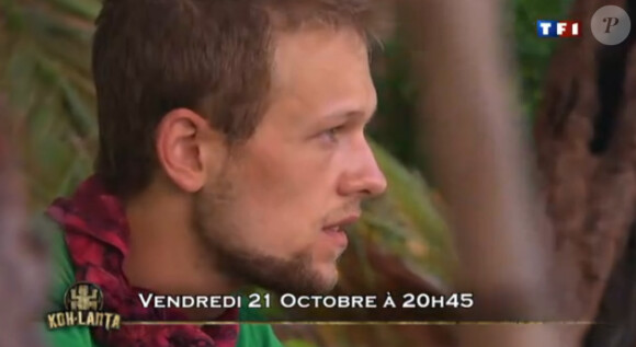 Maxime est en danger dans la bande-annonce de Koh Lanta Raja Ampat sur TF1 le vendredi 21 octobre 2011