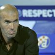 Zinedine Zidane le 14 septembre 2011 à Zagreb en Croatie