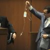 Lors du procès de Conrad Murray à Los Angeles le 24 octobre 2011 - ici Steven Shafer