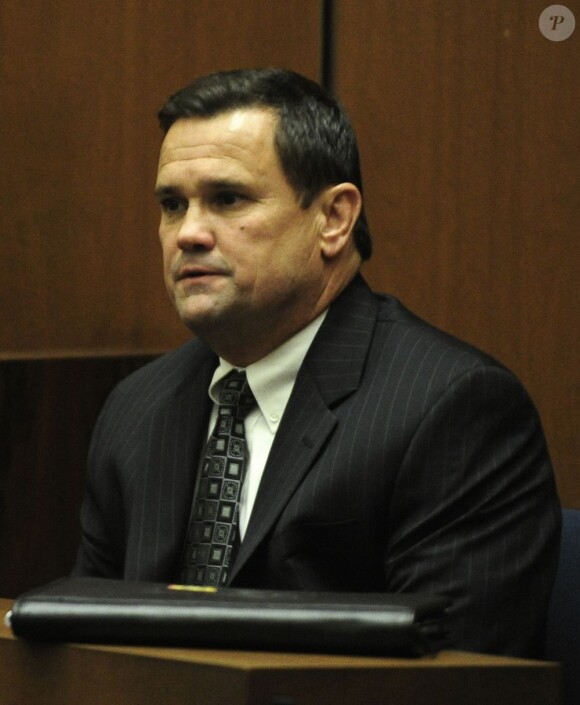 Lors du procès de Conrad Murray à Los Angeles le 24 octobre 2011 - ici Dan Myers