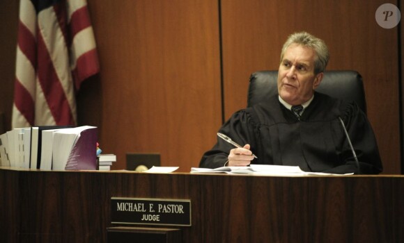 Lors du procès de Conrad Murray à Los Angeles le 24 octobre 2011 - ici le juge Pastor