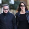 Robin Williams et sa femme Susan Schneider à Paris pour leur voyage de noces, le 25 octobre 2011.