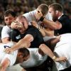 Le combat fut âpre lors de la finale de la Coupe du monde de rugby remportée par les All Blacks le 23 octobre 2011 à l'Eden Park d'Auckland