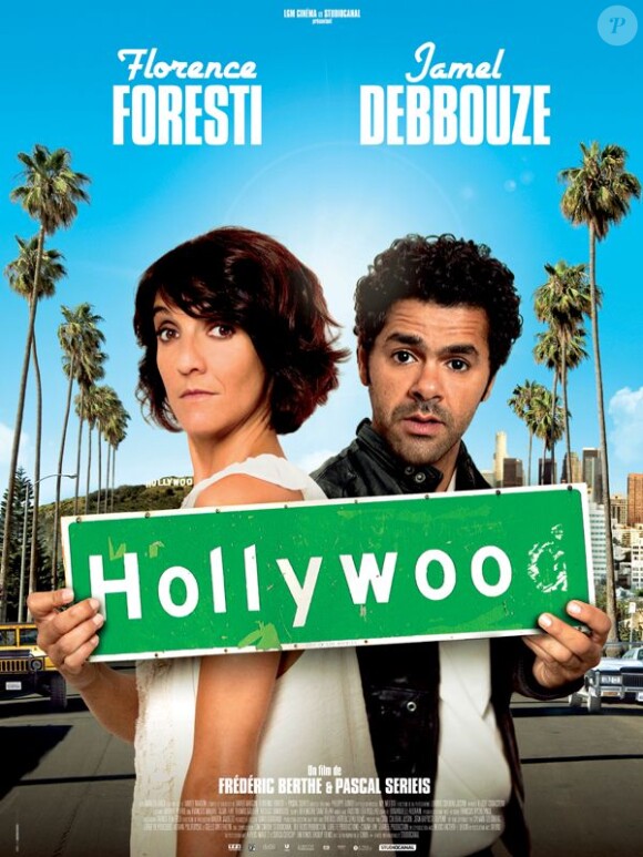 Affiche du film Hollywoo, avec Jamel Debbouze et Florence Foresti 