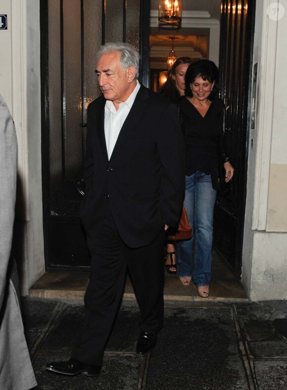 Dominique Strauss-Kahn et Anne Sinclair, à Paris, le 18 septembre 2011.
