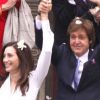 Mariage de Paul McCartney et Nancy Shevell, à Londres, le 9 octobre 2011.