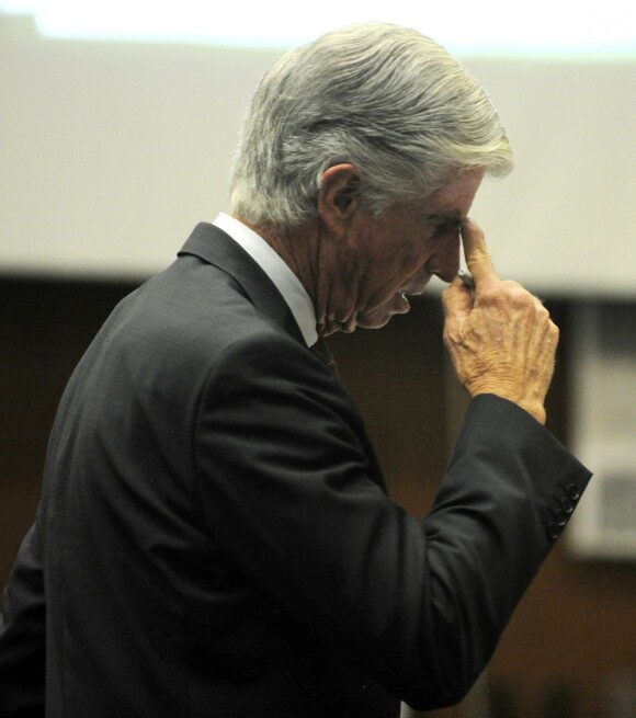 L'avocat de la défense, Michael Flanagan, le vendredi 28 octobre 2011, au tribunal de Los Angeles.