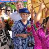 Les royaux néerlandais arrivent à Linear Park, Oranjestad, Aruba, pour le festival Fiesta Popular, le 28 octobre 2011.