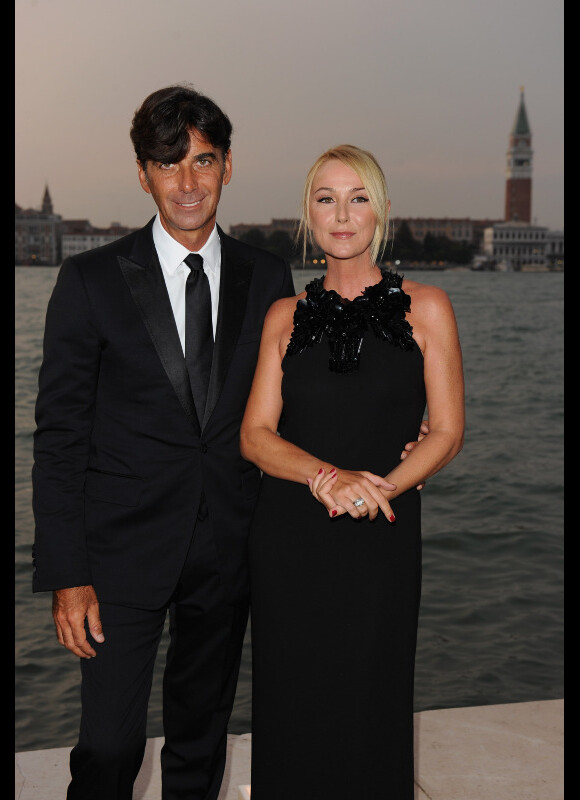 Frida Giannini et le PDG de Gucci Patrizio di Marco ont officialisé leur relation, qui dure depuis près de deux ans. Venise, le 2 septembre 2011.
