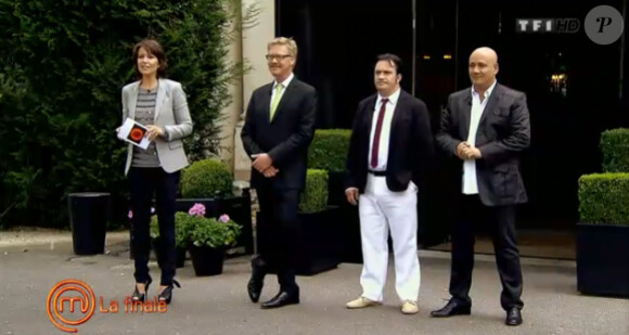 Le jury de Masterchef : Yves Camdeborde, Sébastien Demorand et Frédéric Anton dans Masterchef 2 le jeudi 3 novembre 2011 sur TF1