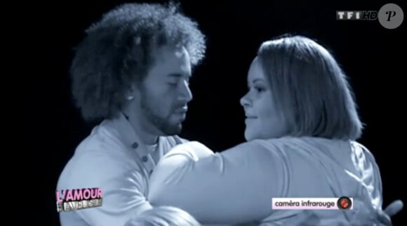 Alexandra et Andy dans L'amour est aveugle 2 le vendredi 4 novembre 2011 sur TF1