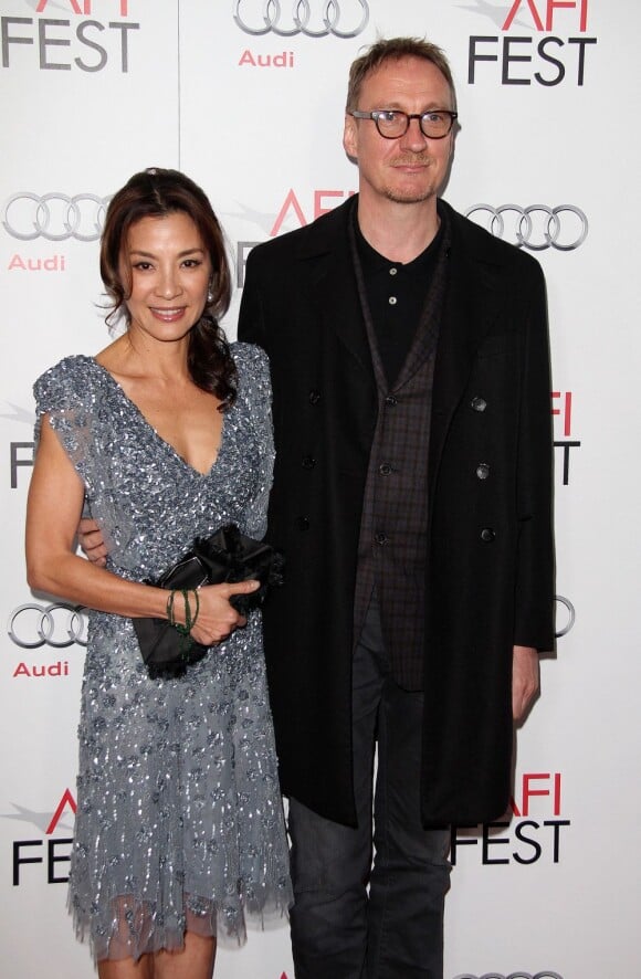 Michelle Yeoh et David Thewlis à la présentation de The Lady à Los Angeles le 4 novembre 2011