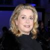 Catherine Deneuve à la Vertu Party, Place Vendôme, à Paris. Le 8 novembre 2011