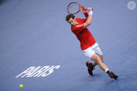 Andy Murray le 10 novembre 2011 lors du Masters 1000 de Paris Bercy à Paris