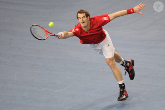 Andy Murray le 10 novembre 2011 lors du Masters 1000 de Paris Bercy à Paris
