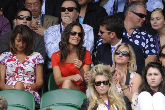 Pippa Middleton et Alex Loudon à Wimbledon en juin 2011.