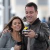 John Terry et sa femme Toni Poole joue les touristes au pied de la Tour Eiffel le 8 novembre à Paris