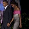 Michelle et Barack Obama lors du dîner du sommet de l'Apec à Honolulu le 12 novembre 2011