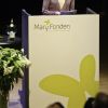 La princesse Mary de Danemark présentait le 14 novembre 2011 au Diamant  noir de la bibliothèque royale de Copenhague le nouveau champ d'action  de la Fondation Mary (Mary Fonden) : l'isolement.