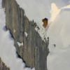 Jamie Pierre sautant depuis une falaise de 78 mètres en janvier 2006